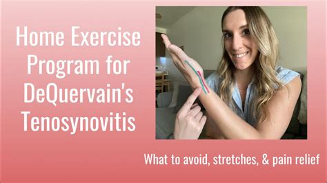 Home Exercises for DeQuervain’s Tenosynovitis - YouTube