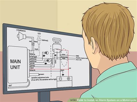 How to Install an Alarm System on a Motorcycle: 12 Steps