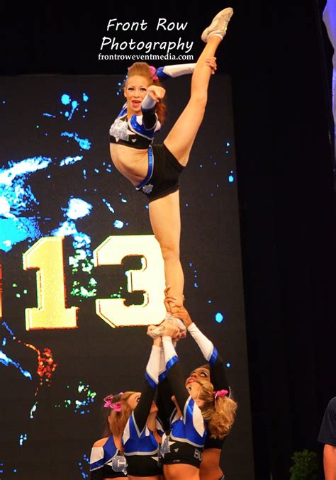 #Cheer - competitive cheerleader doing a scorpion stunt during 2013 ...