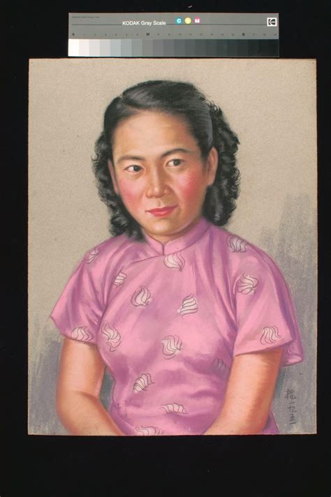 Lady in Purple Floral Chongsam