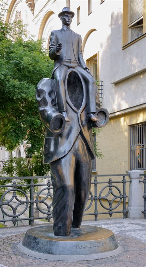 Day 192 - in honor of Frank Kafka's birthday here is his statue which ...