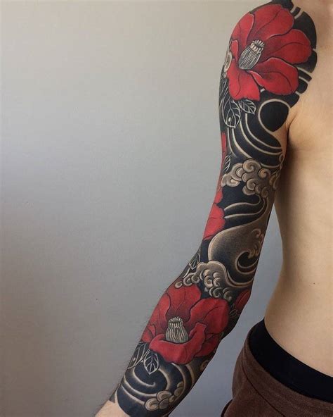 Beautiful Japanese style inspired sleeve.