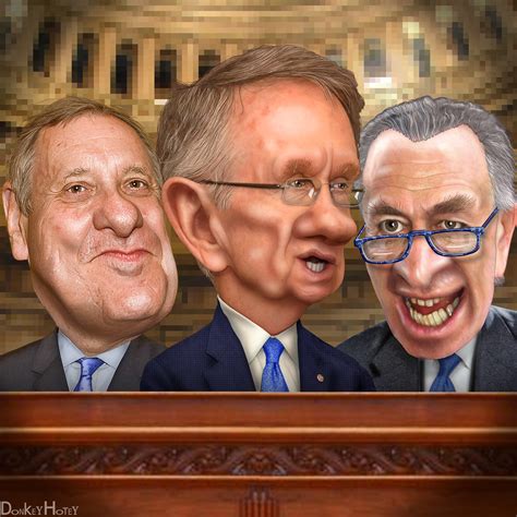 The Democratic Senate Leadership - Caricatures | Left to rig… | Flickr