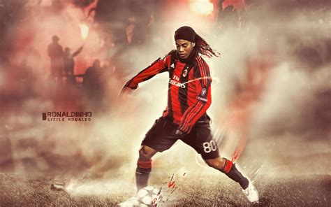 Download Ronaldinho Little Ronaldo Wallpaper | Wallpapers.com