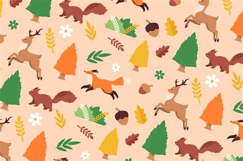 Free Vector | Animal pattern template