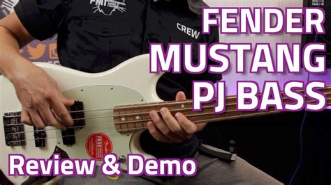 Fender Mustang PJ Bass (Pau Ferro Fretboard) - Review & Demo - YouTube