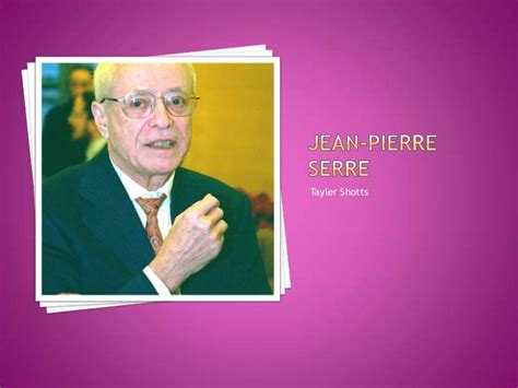 Jean pierre serre