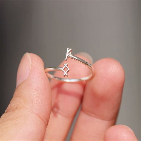 Personalized Rune Ring,custom Rune Ring,protection Rune Jewelry,925 Silver Fehu Rune Necklace ...