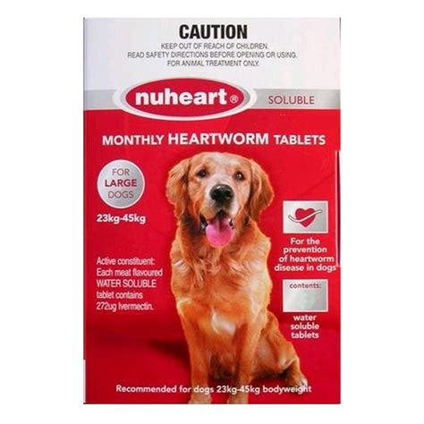 Nuheart for Dogs: Buy Nuheart Heartworm Medicine Online