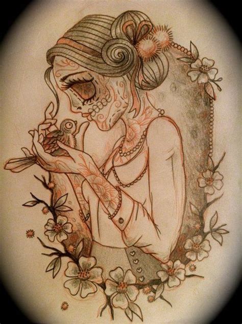 muerta tattoo | Art tattoo, Tattoo sketches, Delicate tattoo