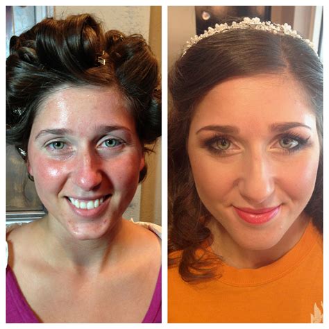 Beautiful bridal airbrush before & after by Lucia | Airbrush makeup, Beautiful bridals, Beautiful