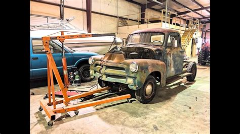 Rebuilding a 1954 Chevrolet truck part 2 - YouTube