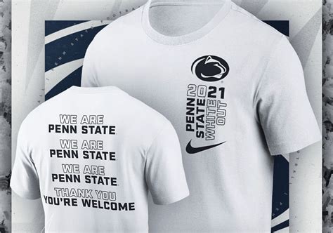 Penn State Football Unveils 2021 White Out Shirt | Onward State