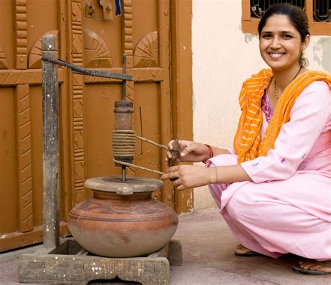 Butter & ghee in India : Butter | Making butter, Traditional, Indian home design