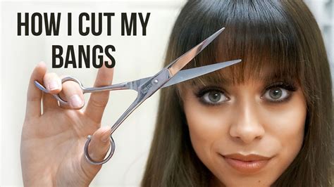 How To Cut Straight Across Bangs At Home - Grizzbye