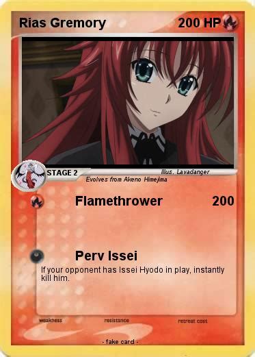 Pokémon Rias Gremory 22 22 - Flamethrower - My Pokemon Card