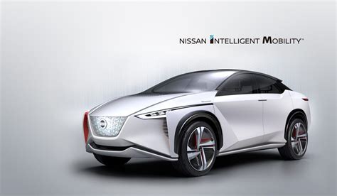 Nissan IMx concept car exterior 3/4 front in light gray studio | Car exterior, Concept cars, Nissan