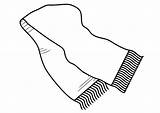 Winter Scarf Coloring Page Pattern Pages sketch template