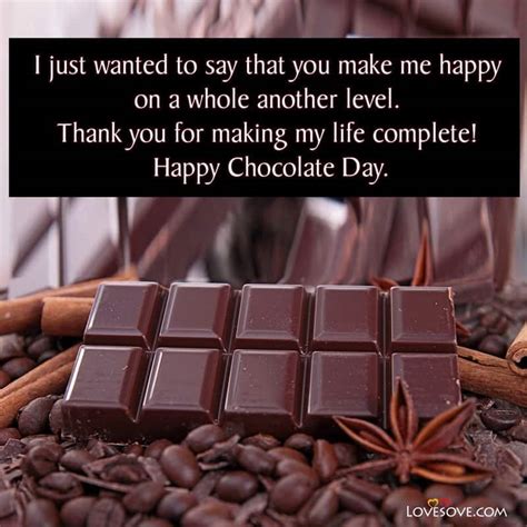 Happy Chocolate Day Quotes For Girlfriend, Feb 9 Chocolate Day