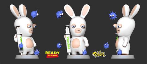 Raving Rabbids - Free 3D Model by Sinh Nguyen