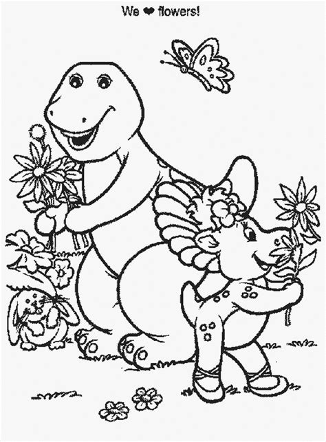 Barney And Friends Coloring Pages - Coloring Home