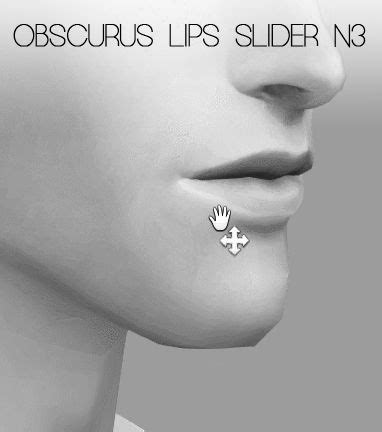 OBSCURUS LIPS SLIDER | Sims, Sims 4, Sims 4 cc packs