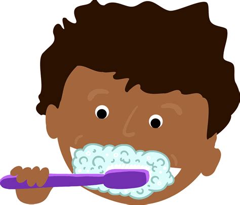 Boy Brushing Teeth Clipart | Free download on ClipArtMag