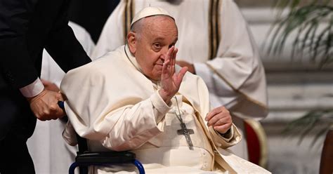 Pope Francis celebrates Mass at St. Peter's Basilica on Holy Thursday