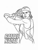 Tennis coloring pages sketch template