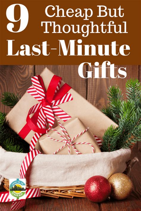 9 cheap but thoughtful last-minute gifts - Living On The Cheap