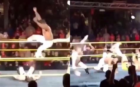 Velveteen Dream Uses Hulk Hogan's Signature Leg Drop at WWE NXT Event