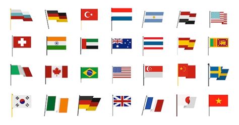 Country Flag Svg Icons - 316+ File Include SVG PNG EPS DXF