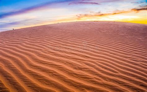 The Red Sand Dunes in Sunset at Mui Ne, Vietnam is Popular Travel ...