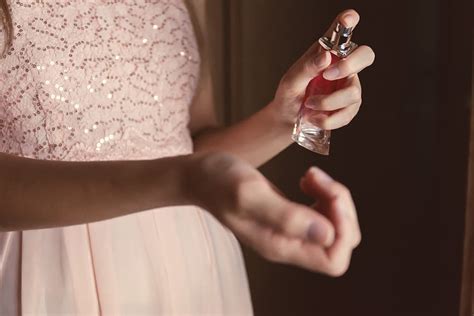 beautiful, young, woman, bottle, perfume, home, closeup, human hand, CC0, public domain, royalty ...