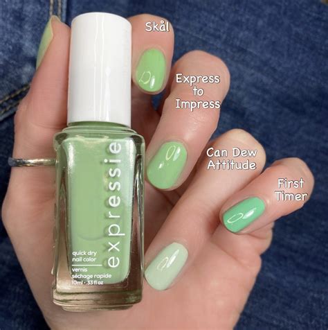 Essie Expressie Comparisons - Part 2 - Livwithbiv | Essie nail polish colors, Essie nail colors ...