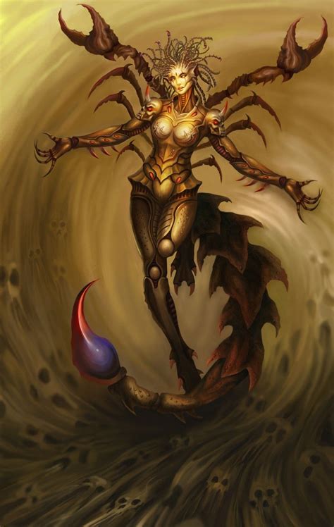 scorpion-warrior Dark Fantasy Art, Fantasy Women, Fantasy Artwork ...