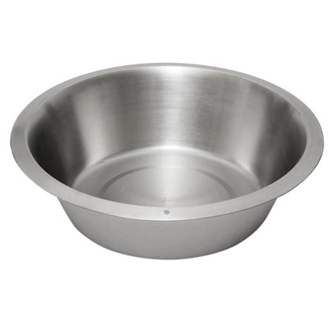 12 Quart Stainless Steel Flat Bottom Dish Pan, Heavy Duty 18/8 Stainless Steel By Lindy's ...