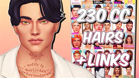 The Sims 4 Maxis Match Male Hair Collection Custom Theme Hill | Images ...