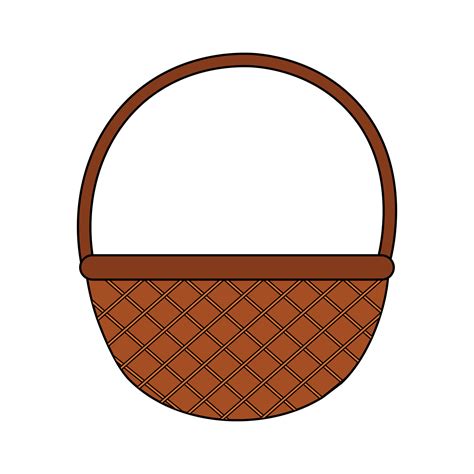 Basket vector illustration 21816568 Vector Art at Vecteezy