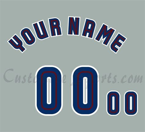 Toronto Blue Jays Customized Number Kit for 1997-2003 Gray Jersey ...