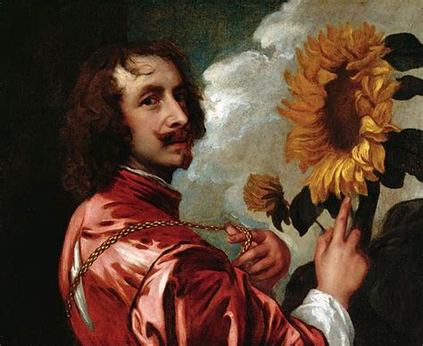 Self-Portrait With a Sunflower - Anthony van Dyck | Anthony van dyck ...