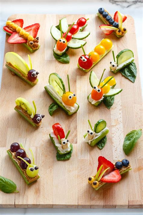 Fruit & Vegetable Bug Snacks for Envirokidz | The Fair Tree | Vegetable ...