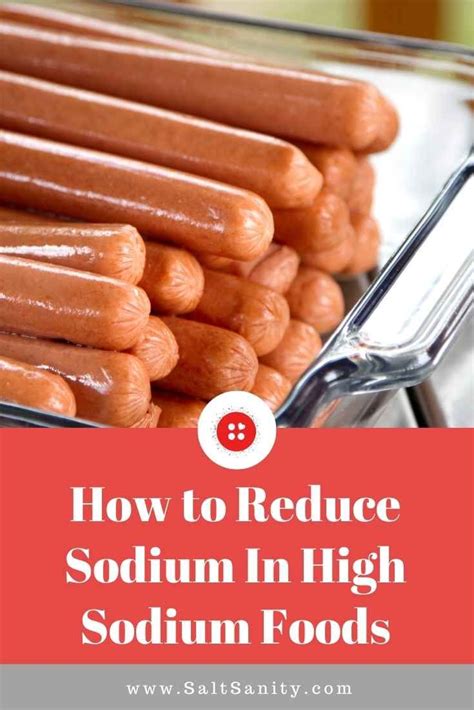 How to Reduce Sodium in Foods High in Sodium | High sodium foods, Heart ...