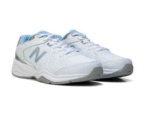 New Balance 409 Wide Walking Shoe White/Blue in 2020 | Shoes, Sneakers ...