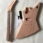 1 Factory Unfinished DIY Electric Guitar Rosewood Fretboard Mahogany ...