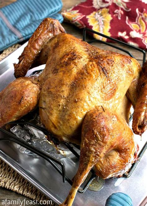 Spatchcocked Grilled Turkey - A Family Feast®