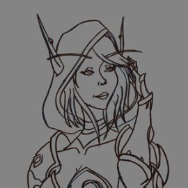 Sylvanas Windrunner #2 - WIP gif by ShaowArts on Newgrounds