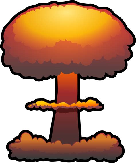 Public Domain Clip Art Image | nuclear explosion | ID: 13925340617496 | PublicDomainFiles.com