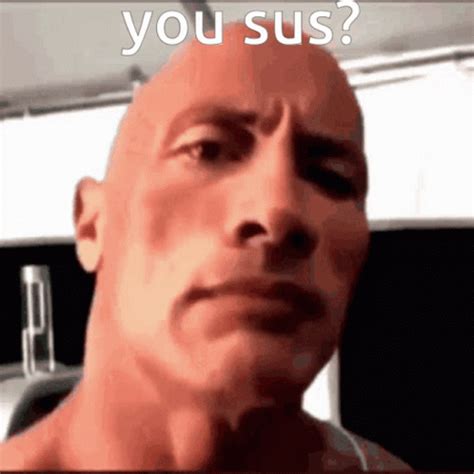 The Rock Eyebrow Raise You Sus? Meme GIF | GIFDB.com