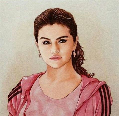 Selena gomez drawing